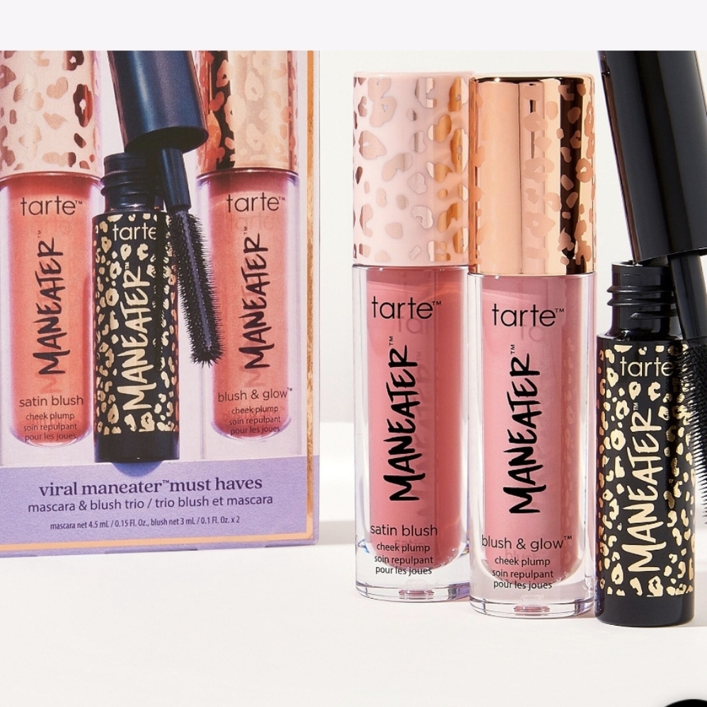 viral maneater™ must-haves mascara & blush trio